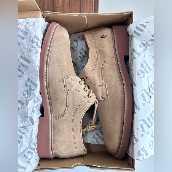 Hush Puppies Beige Derby Shoes Size 13 wide - Picture 8 of 11